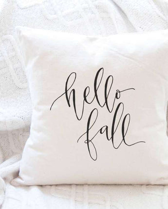 Hello Fall - Square Canvas Pillow