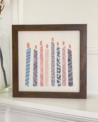 Party Candles - Framed Sign