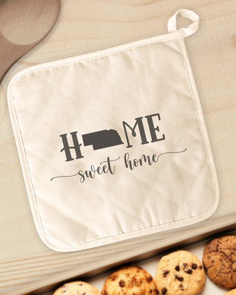 Home Sweet Home (with State) - Cotton Pot Holder