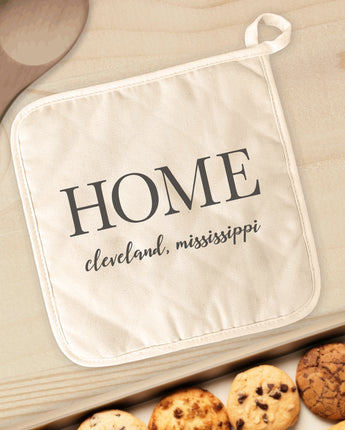 Home with City and State - Cotton Pot Holder