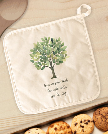 Trees are Poems - Cotton Pot Holder