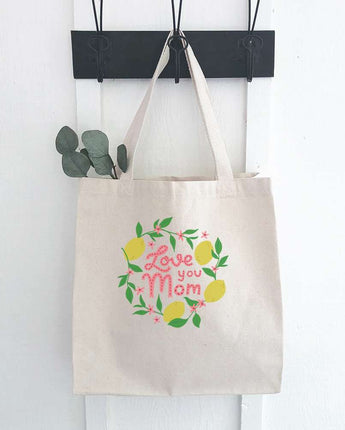 Love You Mom (Lemons) - Canvas Tote Bag