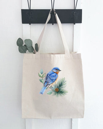 Blue Bird (Fall Birds) - Canvas Tote Bag