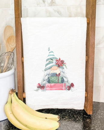 Gnome with Presents - Cotton Tea Towel