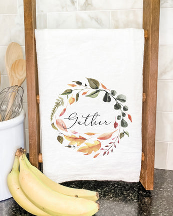 Gather Wreath - Cotton Tea Towel