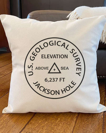 U.S. Geological Survey Custom - Square Canvas Pillow