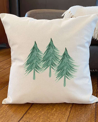 Three Trees - Square Canvas Pillow