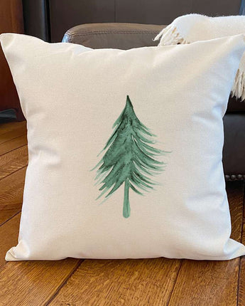 Evergreen Tree - Square Canvas Pillow