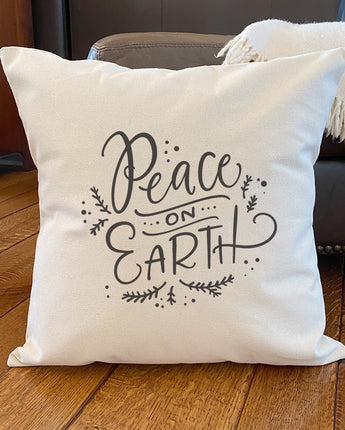 Peace on Earth - Square Canvas Pillow