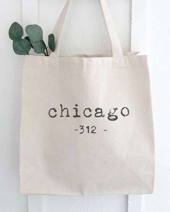 Customizable Area Code - Canvas Tote Bag