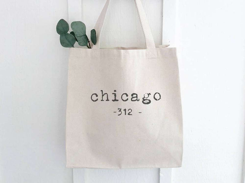Customizable Area Code - Canvas Tote Bag
