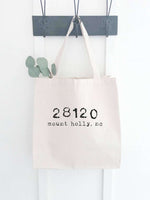 Customizable Zip Code - Canvas Tote Bag