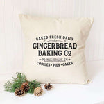Gingerbread Baking Co. - Square Canvas Pillow