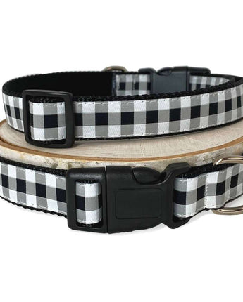 Farmhouse Check - Dog Collar