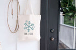 Snowflake, Snow is Falling - Canvas Tote Bag