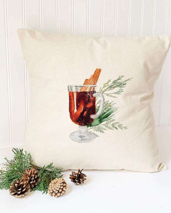 Hot Cider - Square Canvas Pillow