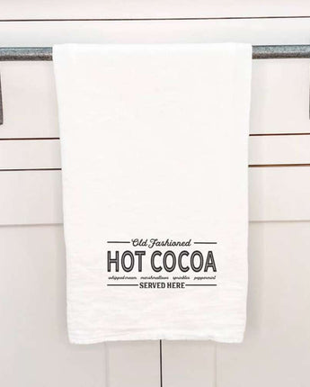 Hot Cocoa Served Here - Cotton Tea Towel