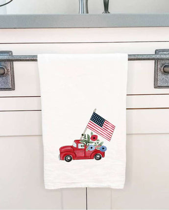 Patriotic Pick Up - Cotton Tea Towel