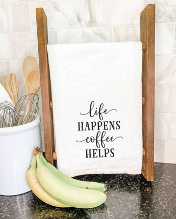 Life Happens Coffee Helps - Cotton Tea Towel