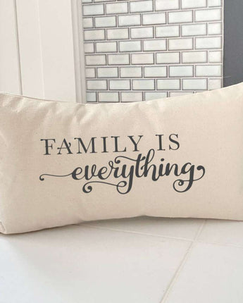 Family is Everything - Rectangular Canvas Pillow
