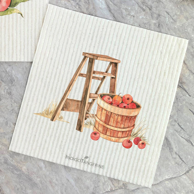 Apples on a Branch, Picked Apples 2 pk - Swedish Dish Cloth