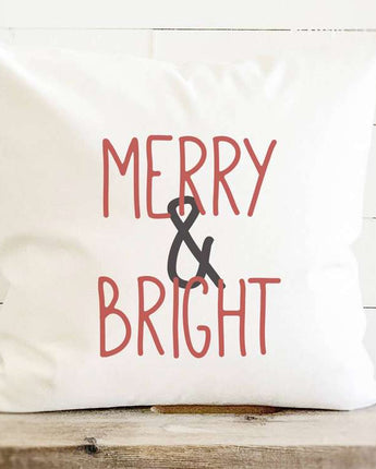 Merry & Bright - Square Canvas Pillow