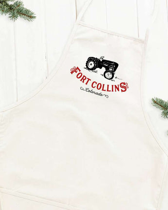Vintage Icon (Tractor) City/State - Women's Apron