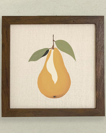 Pear - Framed Sign