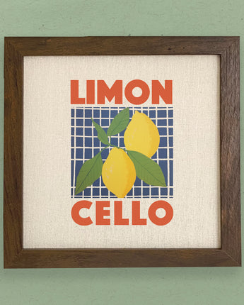 Limoncello - Framed Sign