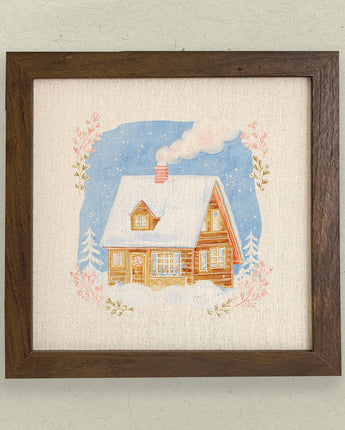 Hygge Cabin - Customizable Framed Sign