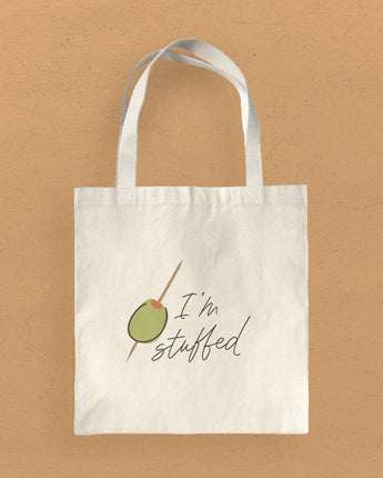 I'm Stuffed - Canvas Tote Bag