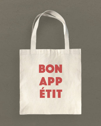 Bon Appetit - Canvas Tote Bag