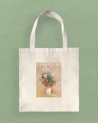 Les Fleurs (The Flowers) - Canvas Tote Bag