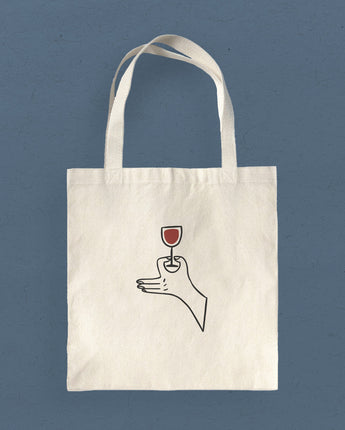 Wine Etiquette - Canvas Tote Bag