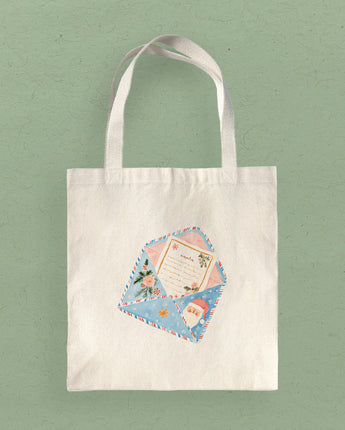 Dear Santa - Customizable Canvas Tote Bag