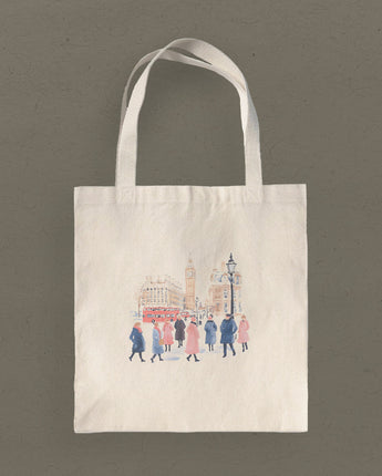 Winter in London - Canvas Tote Bag