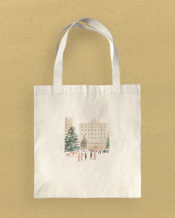 Holiday in the Big City - Canvas Tote Bag