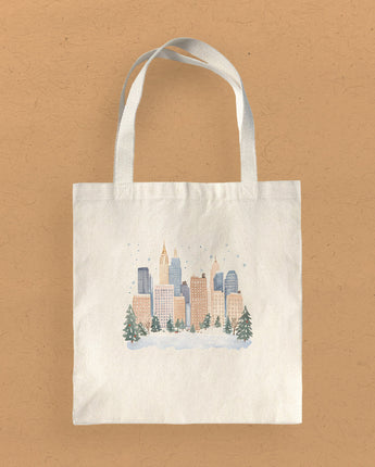 Central Park Christmas - Canvas Tote Bag