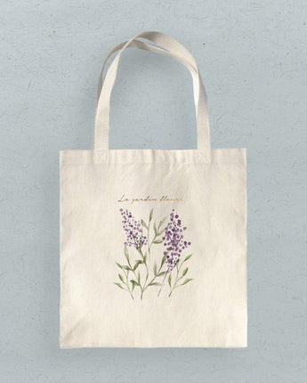 Le Jardin Purple - Spring Canvas Tote Bag