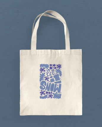 Let it Snow - Canvas Tote Bag
