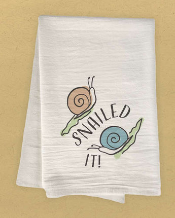 Snailed It! - Cotton Tea Towel