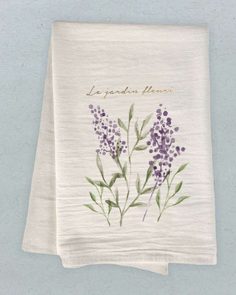 Le Jardin Purple - Spring Cotton Tea Towel