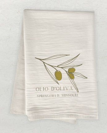 Olio d'Oliva City State - Cotton Tea Towel