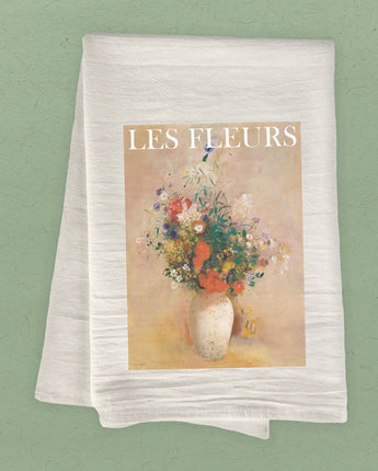 Les Fleurs (The Flowers) - Cotton Tea Towel