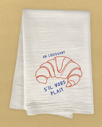 Un Croissant - Cotton Tea Towel
