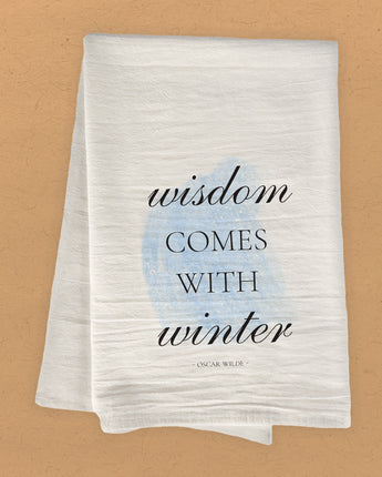 Winter Wisdom - Cotton Tea Towel
