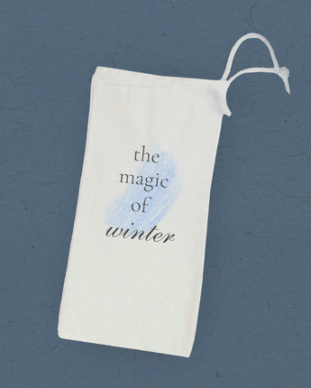 Magic of Winter - Canvas Wine Bag