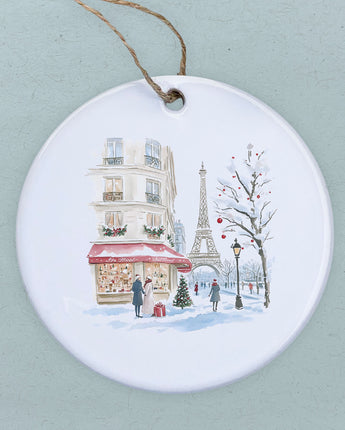Christmas Present Paris - Ornament