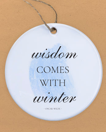Winter Wisdom - Ornament