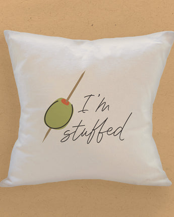 I'm Stuffed - Square Canvas Pillow
